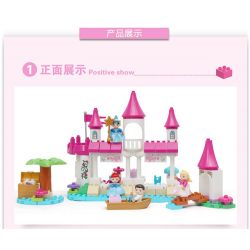 JUN DA LONG TOYS JDLT 5255A Xếp hình kiểu    Sofia Princess And Her  Công Chúa Sofia Và Những Người Bạn 136 khối