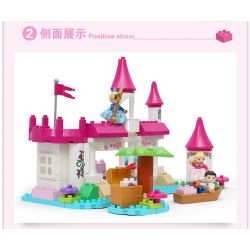 JUN DA LONG TOYS JDLT 5255A Xếp hình kiểu    Sofia Princess And Her  Công Chúa Sofia Và Những Người Bạn 136 khối