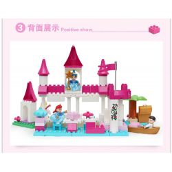 JUN DA LONG TOYS JDLT 5255A Xếp hình kiểu    Sofia Princess And Her  Công Chúa Sofia Và Những Người Bạn 136 khối