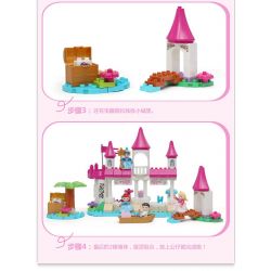 JUN DA LONG TOYS JDLT 5255A Xếp hình kiểu    Sofia Princess And Her  Công Chúa Sofia Và Những Người Bạn 136 khối