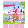JUN DA LONG TOYS JDLT 5256A Xếp hình kiểu    Sofia Princess With Her  In Glorious Castle Lâu Đài Mơ Ước 189 khối