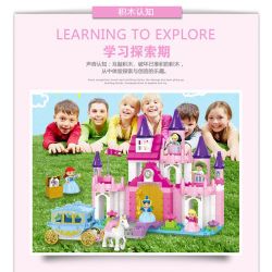 JUN DA LONG TOYS JDLT 5256A Xếp hình kiểu    Sofia Princess With Her  In Glorious Castle Lâu Đài Mơ Ước 189 khối