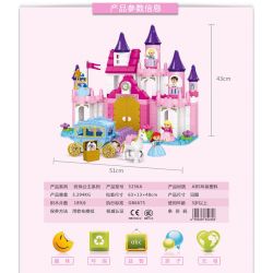 JUN DA LONG TOYS JDLT 5256A Xếp hình kiểu    Sofia Princess With Her  In Glorious Castle Lâu Đài Mơ Ước 189 khối