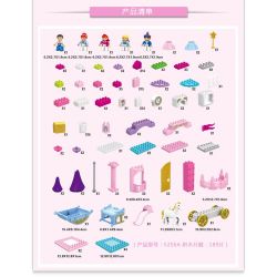 JUN DA LONG TOYS JDLT 5256A Xếp hình kiểu    Sofia Princess With Her  In Glorious Castle Lâu Đài Mơ Ước 189 khối