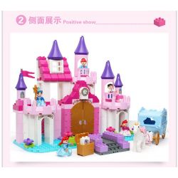 JUN DA LONG TOYS JDLT 5256A Xếp hình kiểu    Sofia Princess With Her  In Glorious Castle Lâu Đài Mơ Ước 189 khối