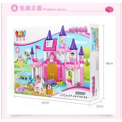 JUN DA LONG TOYS JDLT 5256A Xếp hình kiểu    Sofia Princess With Her  In Glorious Castle Lâu Đài Mơ Ước 189 khối