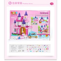 JUN DA LONG TOYS JDLT 5256A Xếp hình kiểu    Sofia Princess With Her  In Glorious Castle Lâu Đài Mơ Ước 189 khối