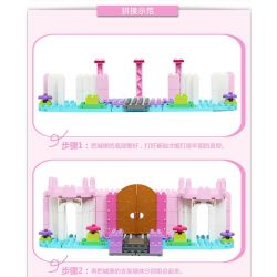 JUN DA LONG TOYS JDLT 5256A Xếp hình kiểu    Sofia Princess With Her  In Glorious Castle Lâu Đài Mơ Ước 189 khối