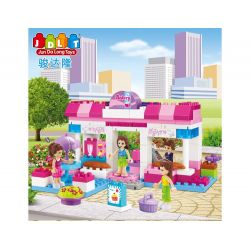 JUN DA LONG TOYS JDLT 5231A Xếp hình kiểu    Interesting Girls' Bakery Cửa Hàng Bánh Thú Vị Của Các Cô Gái 100 khối