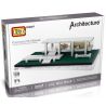 LOZ 1012 Xếp hình kiểu Nanoblock ARCHITECTURE Fransworth House Nhà Farnsworth 386 khối