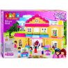 JUN DA LONG TOYS JDLT 5233A Xếp hình kiểu     At Campus Khuôn Viên Trường Học Của Những Người Bạn 193 khối