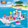 JUN DA LONG TOYS JDLT 5236A Xếp hình kiểu    Adventure On Boat Cuộc Du Thuyền Náo Nhiệt 118 khối