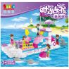 JUN DA LONG TOYS JDLT 5236A Xếp hình kiểu    Adventure On Boat Cuộc Du Thuyền Náo Nhiệt 118 khối