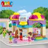 JUN DA LONG TOYS JDLT 5238A Xếp hình kiểu    Going To Supermarket Học Nấu Ăn Cùng Các Cô Gái 95 khối
