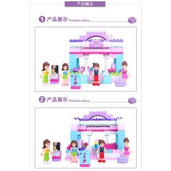 JUN DA LONG TOYS JDLT 5230A Xếp hình kiểu    Beauty Shop Cửa Hàng Mỹ Phẩm Vui Vẻ 125 khối