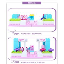 JUN DA LONG TOYS JDLT 5230A Xếp hình kiểu    Beauty Shop Cửa Hàng Mỹ Phẩm Vui Vẻ 125 khối