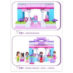 JUN DA LONG TOYS JDLT 5230A Xếp hình kiểu    Beauty Shop Cửa Hàng Mỹ Phẩm Vui Vẻ 125 khối