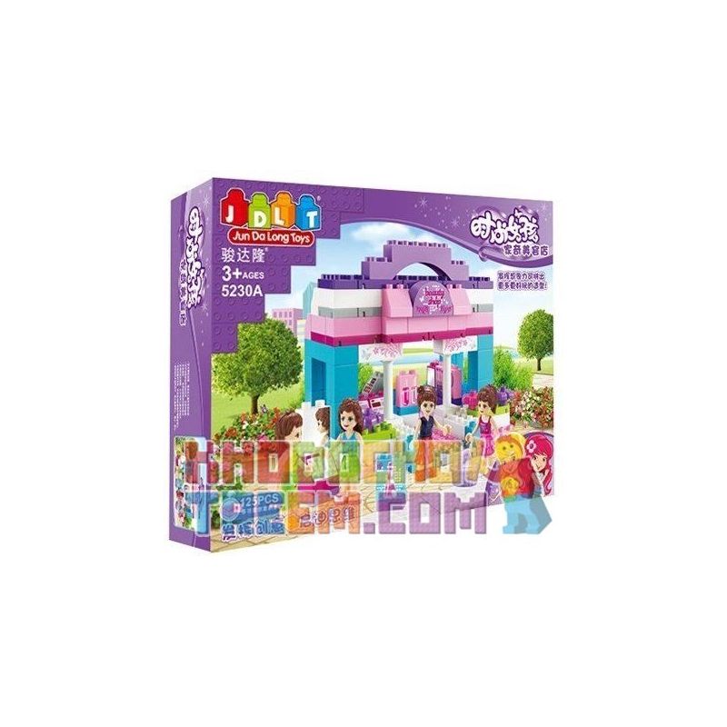 JUN DA LONG TOYS JDLT 5230A Xếp hình kiểu    Beauty Shop Cửa Hàng Mỹ Phẩm Vui Vẻ 125 khối