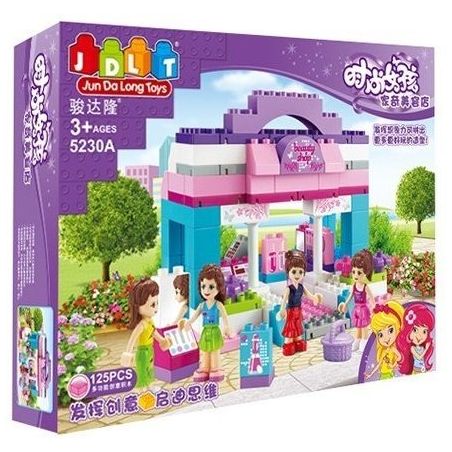 JUN DA LONG TOYS JDLT 5230A Xếp hình kiểu    Beauty Shop Cửa Hàng Mỹ Phẩm Vui Vẻ 125 khối