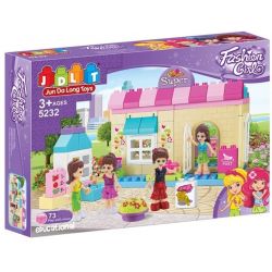 JUN DA LONG TOYS JDLT 5232A Xếp hình kiểu    Convenient Store Cửa Hàng Tiện Ích 73 khối