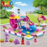 JUN DA LONG TOYS JDLT 5235A Xếp hình kiểu    Water Park Công Viên Nước 156 khối