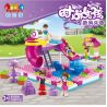 JUN DA LONG TOYS JDLT 5235A Xếp hình kiểu    Water Park Công Viên Nước 156 khối
