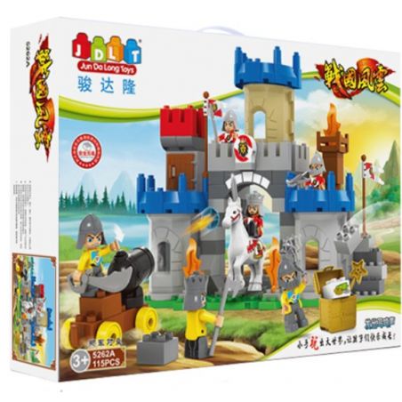 JUN DA LONG TOYS JDLT 5262A Xếp hình kiểu    Confrontation Between Two Army Forces Cuộc Đối Đầu Máu Lửa 115 khối
