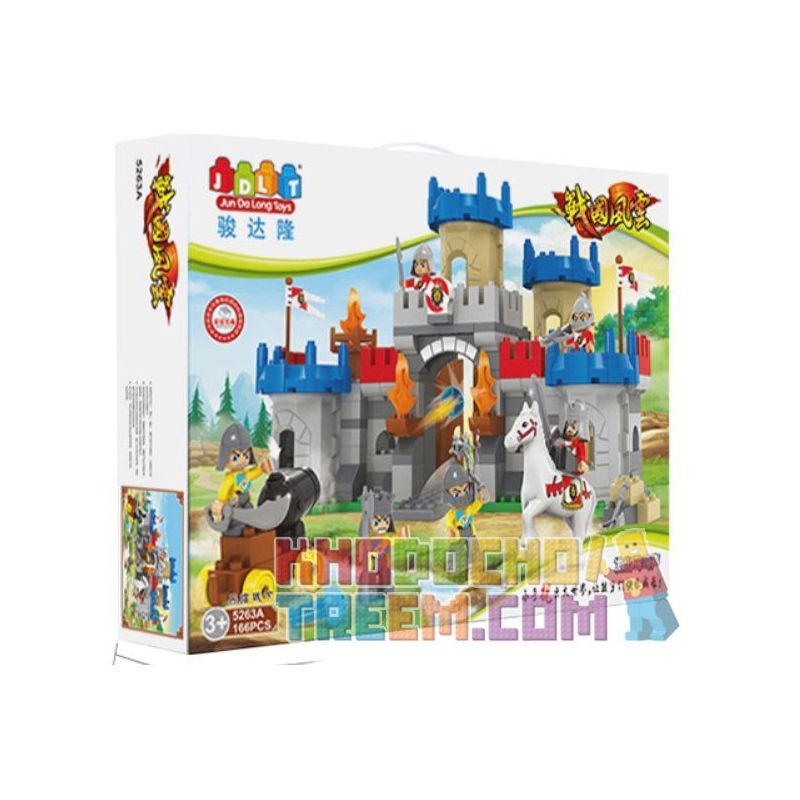JUN DA LONG TOYS JDLT 5263A Xếp hình kiểu    Cruel War Cuộc Chiến Thảm Khốc 166 khối