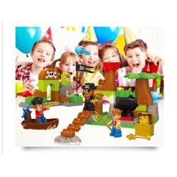 JUN DA LONG TOYS JDLT 5266A Xếp hình kiểu    Short-sighted Encounter Cuộc Chạm Trán Bất Ngờ 48 khối