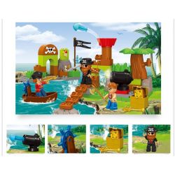 JUN DA LONG TOYS JDLT 5266A Xếp hình kiểu    Short-sighted Encounter Cuộc Chạm Trán Bất Ngờ 48 khối
