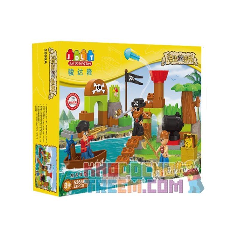 JUN DA LONG TOYS JDLT 5266A Xếp hình kiểu    Short-sighted Encounter Cuộc Chạm Trán Bất Ngờ 48 khối