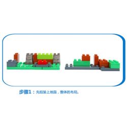 JUN DA LONG TOYS JDLT 5266A Xếp hình kiểu    Short-sighted Encounter Cuộc Chạm Trán Bất Ngờ 48 khối