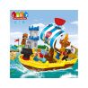 JUN DA LONG TOYS JDLT 5269A Xếp hình kiểu    Pirate's Ship Con Tàu Hải Tặc 60 khối