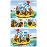 JUN DA LONG TOYS JDLT 5269A Xếp hình kiểu    Pirate's Ship Con Tàu Hải Tặc 60 khối