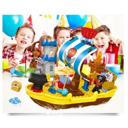 JUN DA LONG TOYS JDLT 5269A Xếp hình kiểu    Pirate's Ship Con Tàu Hải Tặc 60 khối