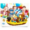 JUN DA LONG TOYS JDLT 5269A Xếp hình kiểu    Pirate's Ship Con Tàu Hải Tặc 60 khối