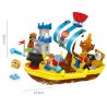JUN DA LONG TOYS JDLT 5269A Xếp hình kiểu    Pirate's Ship Con Tàu Hải Tặc 60 khối