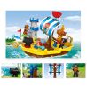 JUN DA LONG TOYS JDLT 5269A Xếp hình kiểu    Pirate's Ship Con Tàu Hải Tặc 60 khối