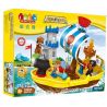 JUN DA LONG TOYS JDLT 5269A Xếp hình kiểu    Pirate's Ship Con Tàu Hải Tặc 60 khối