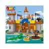 JUN DA LONG TOYS JDLT 5270A Xếp hình kiểu    Siege Of Pirate Cuộc Vây Hãm Của Cướp Biển 103 khối