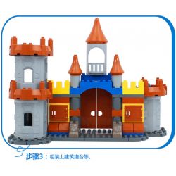 JUN DA LONG TOYS JDLT 5270A Xếp hình kiểu    Siege Of Pirate Cuộc Vây Hãm Của Cướp Biển 103 khối