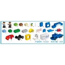 JUN DA LONG TOYS JDLT 5132A Xếp hình kiểu    Robber Catched Bắt Được Tên Cướp 36 khối