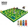 JLB 3D22 Xếp hình kiểu  CREATOR Spartan Warriors Escape Minotaurus's Maze Chiến Binh Sparta Giải Mã Mê Cung Minotaurs 224 khối