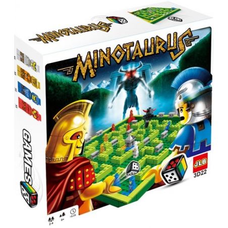 JLB 3D22 Xếp hình kiểu  CREATOR Spartan Warriors Escape Minotaurus's Maze Chiến Binh Sparta Giải Mã Mê Cung Minotaurs 224 khối