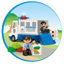 JUN DA LONG TOYS JDLT 5133A Xếp hình kiểu    Successful Catching Criminator Vụ Bắt Cướp Thành Công 38 khối