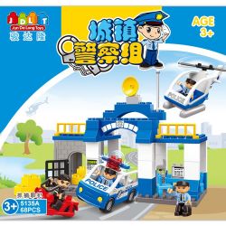 JUN DA LONG TOYS JDLT 5135A Xếp hình kiểu    Hunting Suspect Theo Đuổi Nghi Phạm 68 khối