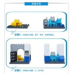 JUN DA LONG TOYS JDLT 5135A Xếp hình kiểu    Hunting Suspect Theo Đuổi Nghi Phạm 68 khối