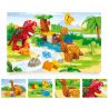 JUN DA LONG TOYS JDLT 5071A Xếp hình kiểu    Jungle Of Dinosaurs Khu Rừng Bí Ẩn Của Khủng Long 43 khối
