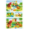 JUN DA LONG TOYS JDLT 5071A Xếp hình kiểu    Jungle Of Dinosaurs Khu Rừng Bí Ẩn Của Khủng Long 43 khối