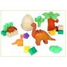 JUN DA LONG TOYS JDLT 5075A Xếp hình kiểu    Family Of Moabosaurus Utahensis Gia Đình Khủng Long Cổ Dài 20 khối